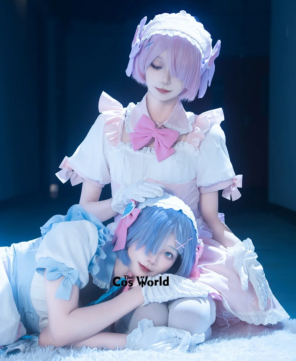 Re:Zero kara Hajimeru Isekai Seikatsu Ram Rem Dream милый фартук горничной платье униформа наряды