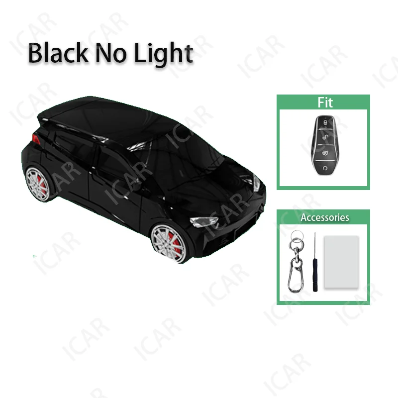 

Для BYD Seagull Модель автомобиля Чехол для ключей для Song Plus Atto 3 Han EV Tang DM Qin Seal Dolphi Дистанционный брелок для ключей Человек Мужской подарок