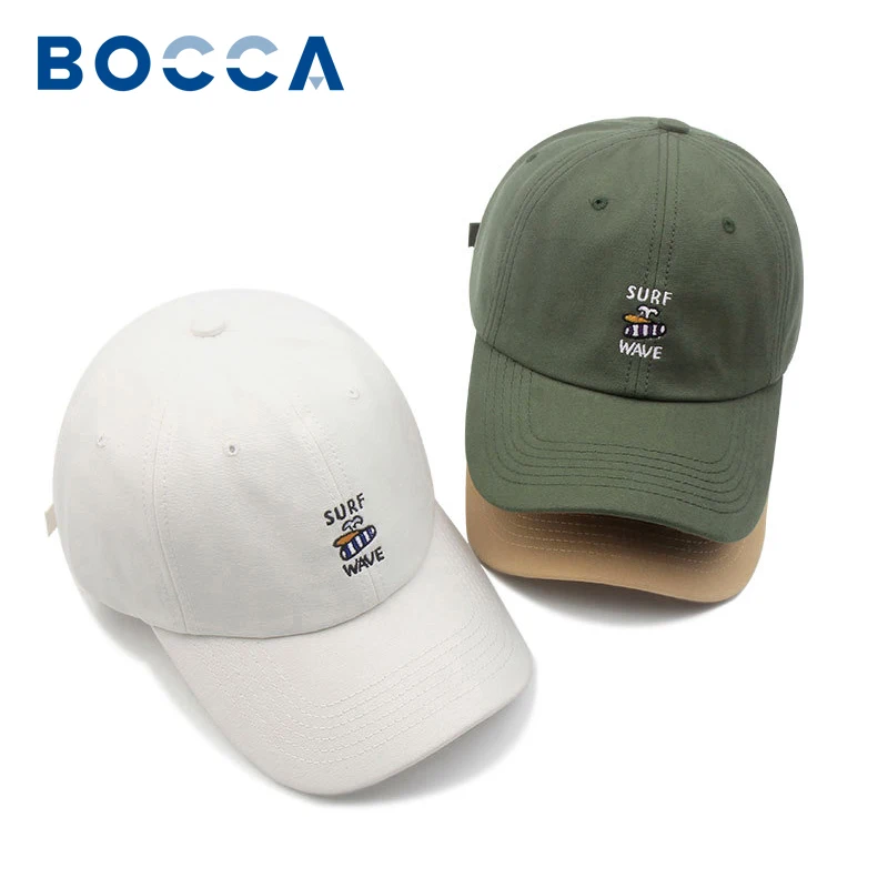 

Хлопковая бейсболка с вышивкой ромбиками для мужчин и женщин, регулируемая однотонная Кепка для серфинга, летняя