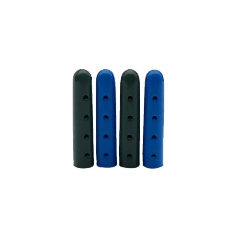 Cool Lacet Tips 22.4*5MM Sneaker Rope Metal Aglets Turquoise/Sapphire String Heads Copper Cord Ends Skin Feel 100pcs Wholesale