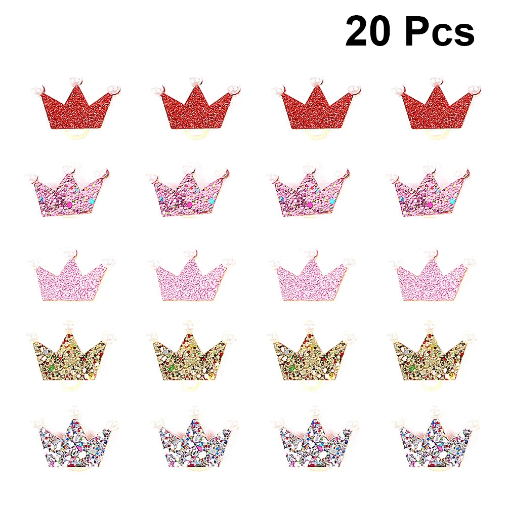 

20 pcs Pet Grooming Tools Elastic Crown Reusable Hair Bands for Puppy Dog