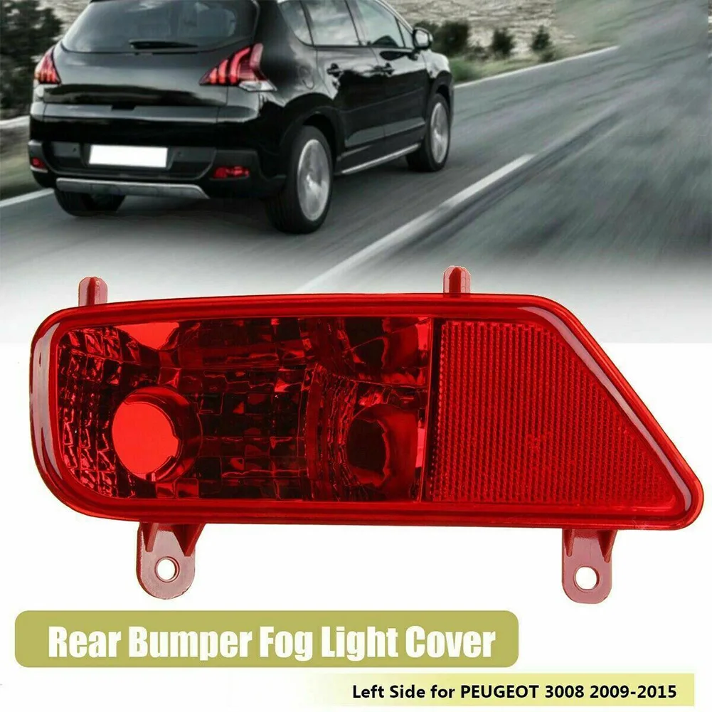 

Left Car Rear Bumper Reflector Brake Light Barke Lamp For Peugeot 3008 2009-2015 Passenger Near Side 6350HG Tail Brake Fog Light