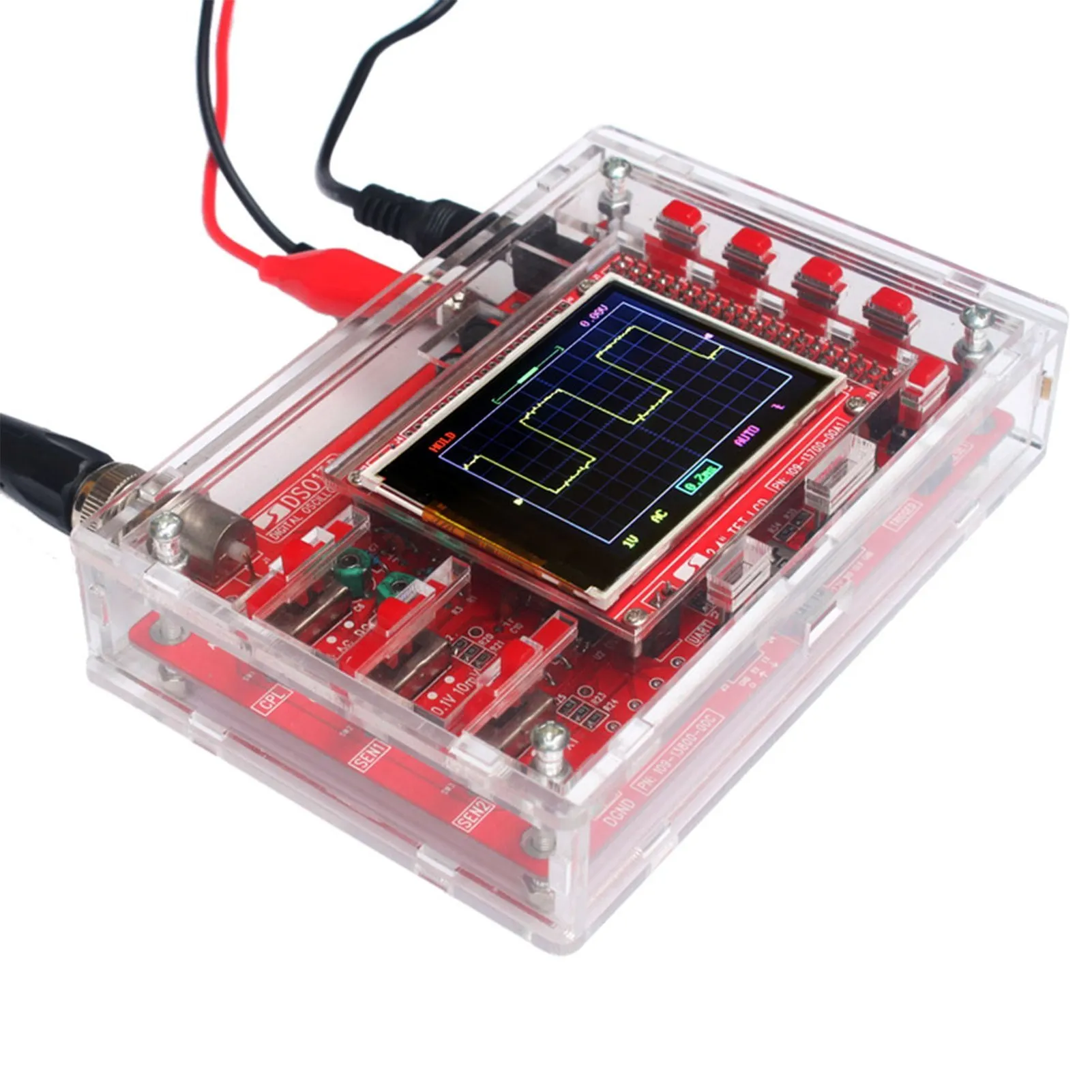 

Acrylic DIY Case Cover Shell for DSO138 Oscilloscope Accessory