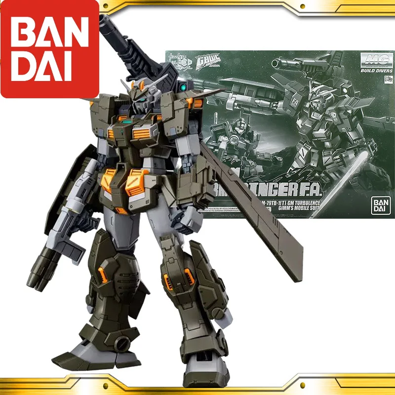 

В наличии Оригинальный BANDAI Gundam PB MG 1/100 RGM-79TB-1 T GM TURBULENCE GIMM'S мобильный Костюм Аниме экшн-фигурки модели игрушки