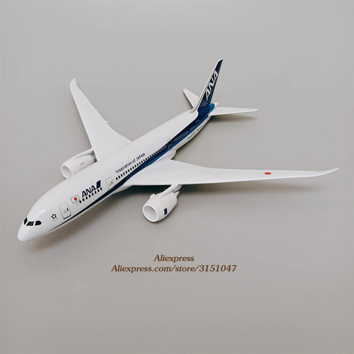 

20cm Metal Plane Model Air Japan ANA Airlines Boeing 787 B787 Airways Airplane Model w Stand Aircraft Kids Gift TOY