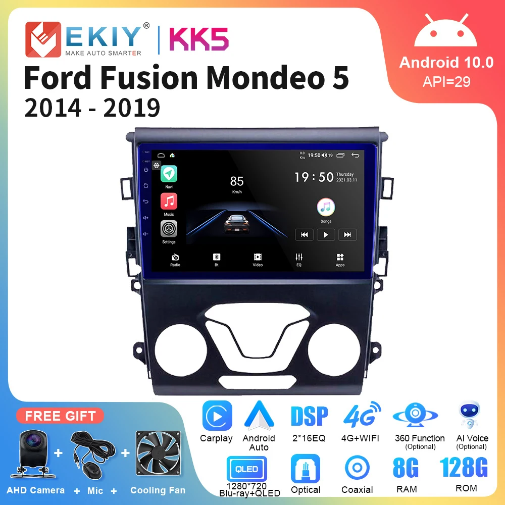 Multimedia Video Player Android Auto Carplay Gps Stereo 2din Dvd