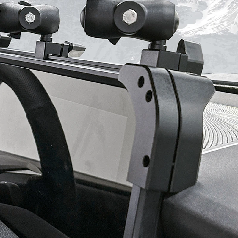 Фото Высококачественная новая модульная консоль для Toyota Land Cruiser 250 LC250 2024 2025 2026, внедорожная, тканевая, с креплением на приборную панель №4