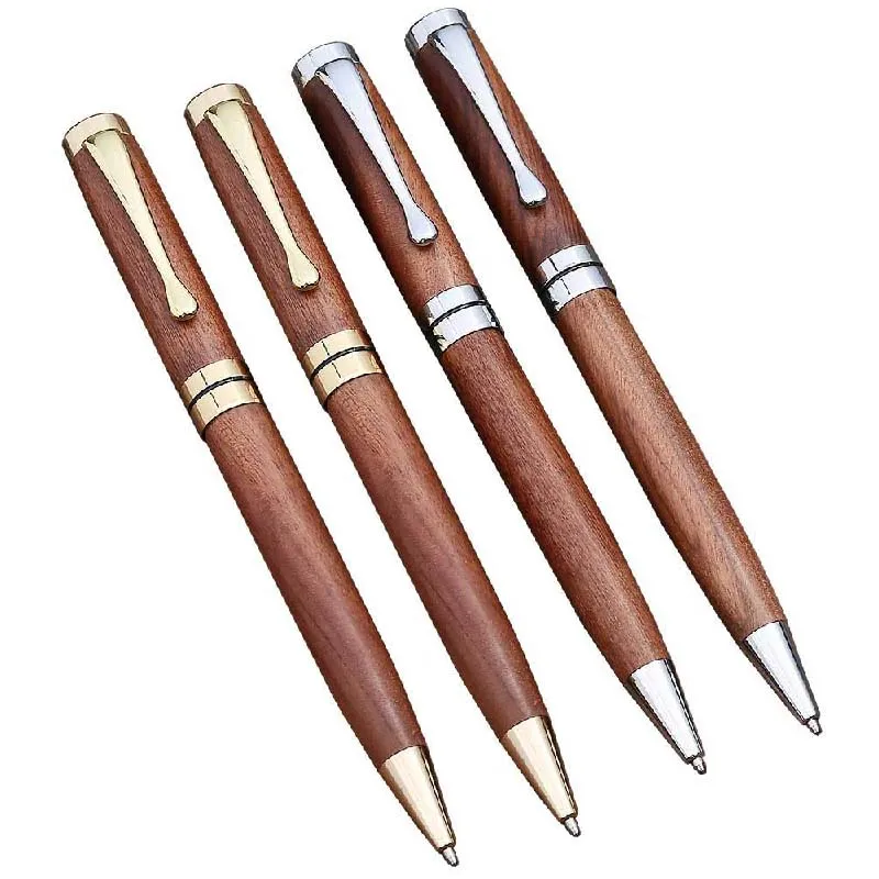 

1PC New Luxury Retro Wood Ballpoint Pens Students Gift Business Signature Tools School Office Writing Supplies Korean Stationery