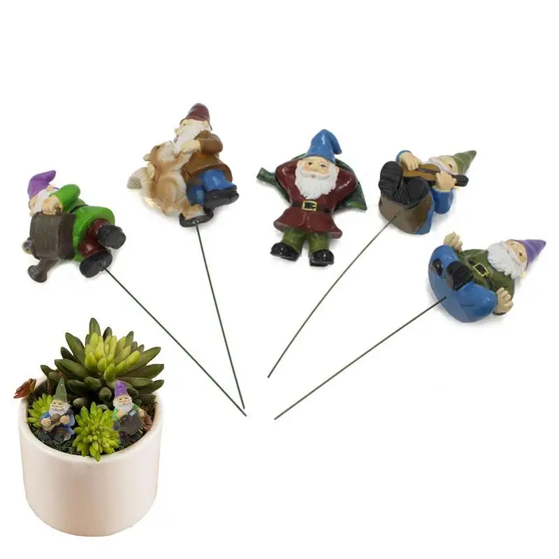 

PCS Fairy Garden Miniatures Gnome Mini Cute Dwarf Figurines Bright Colors And Cuteness Bring Joy To Any Garden High Quality