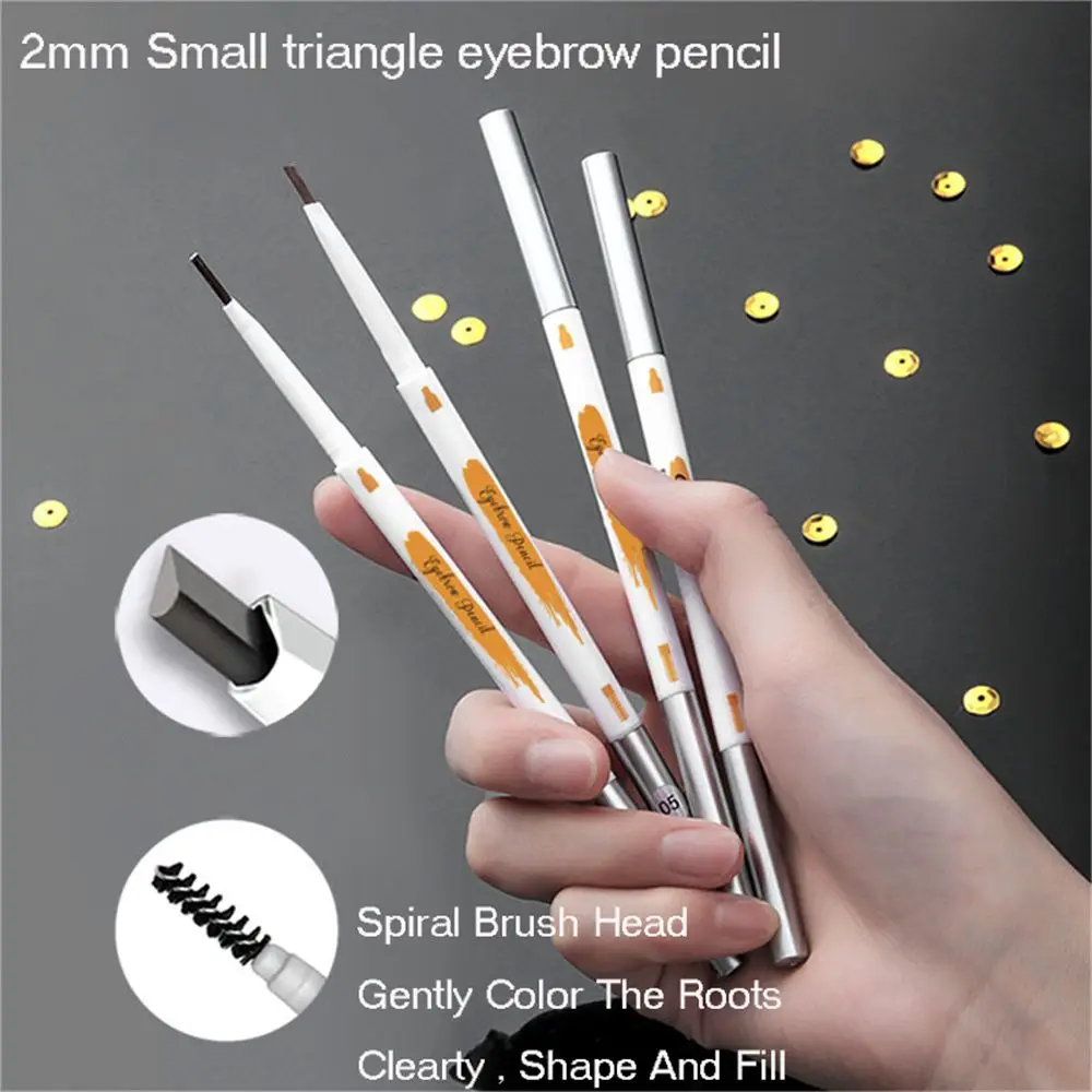 Новинка ультратонкий треугольный карандаш для бровей женщин Водостойкий с