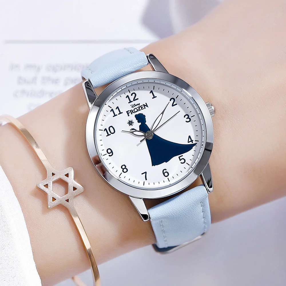 

Disney Watch Snow and Ice Princess Aisha Calendar Fashion Trend Quartz Watch Student Women's Watch 189