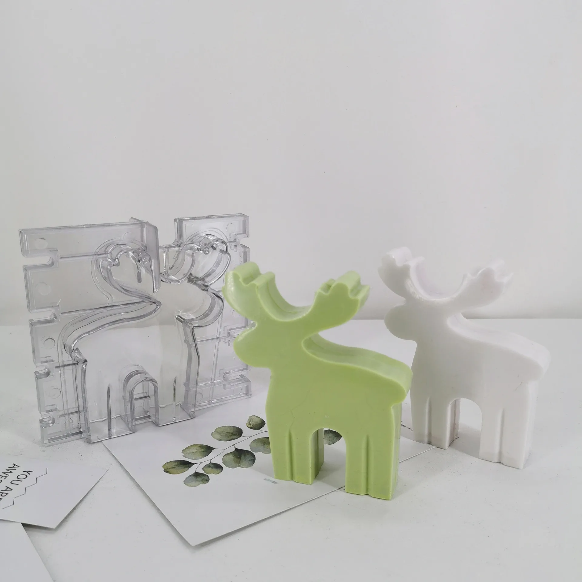 Форма сделай сам для оленей и свечей форма рождественского фестиваля