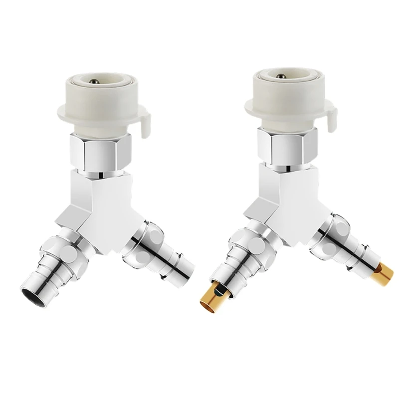 Латунный трехходовой водоотводчик с 1 входным и 2 выходными разъемами Управление