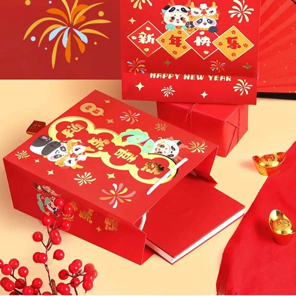 Китайская Новогодняя Большая Сумка Со Складным Дизайном Дракона Вместительная