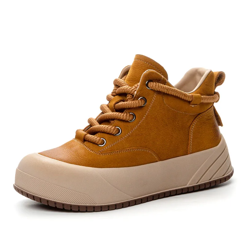 DRKANOL модные женские ботильоны на плоской платформе повседневные короткие