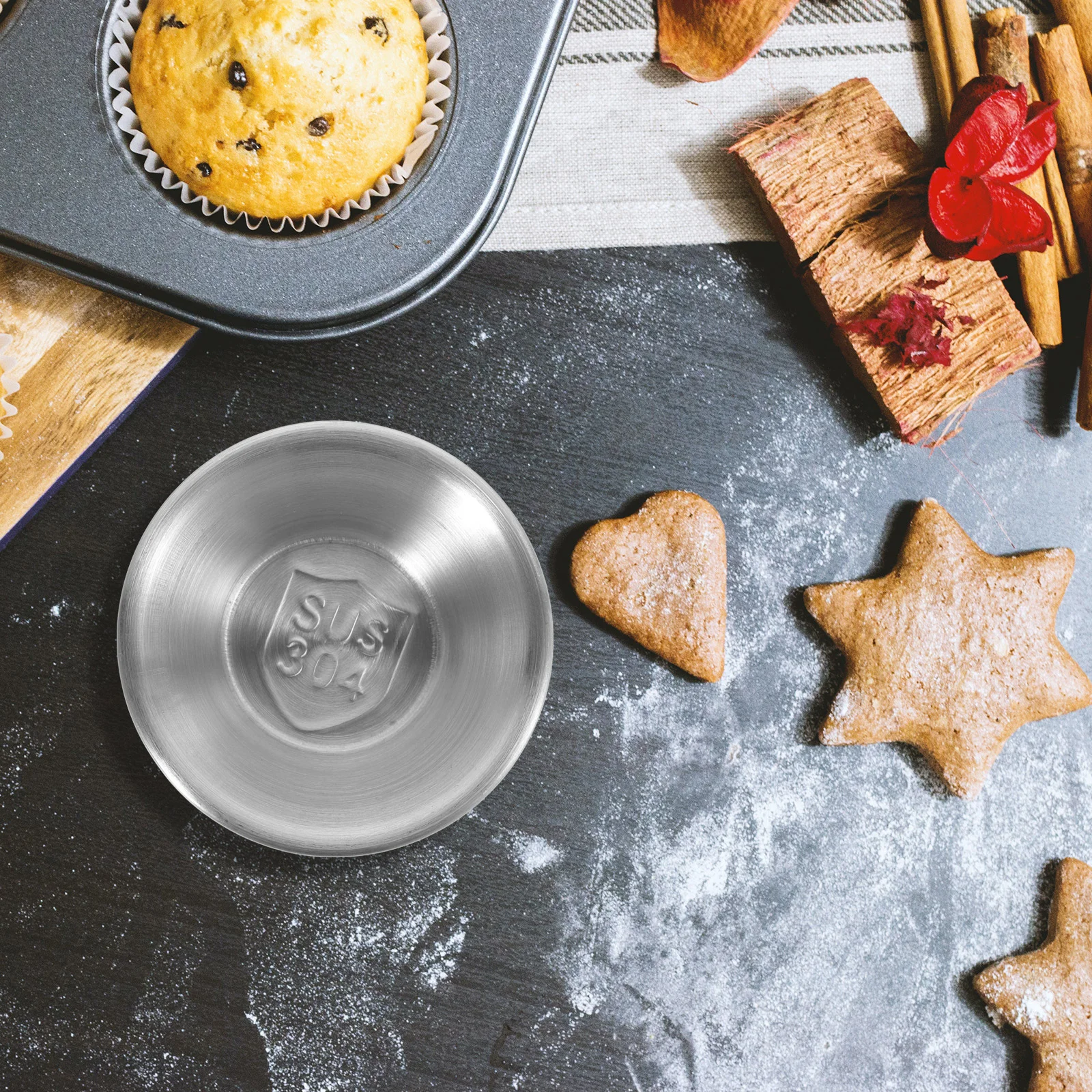 Мини-форма для кексов из нержавеющей стали форма яичного пирога хлеба буханки