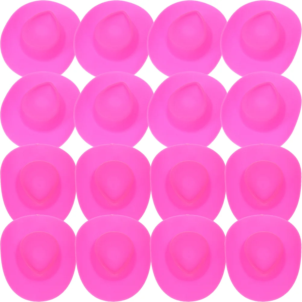 40 шт. детская мини-ковбойская шляпа одежда Kidcore DIY украшения пластиковая