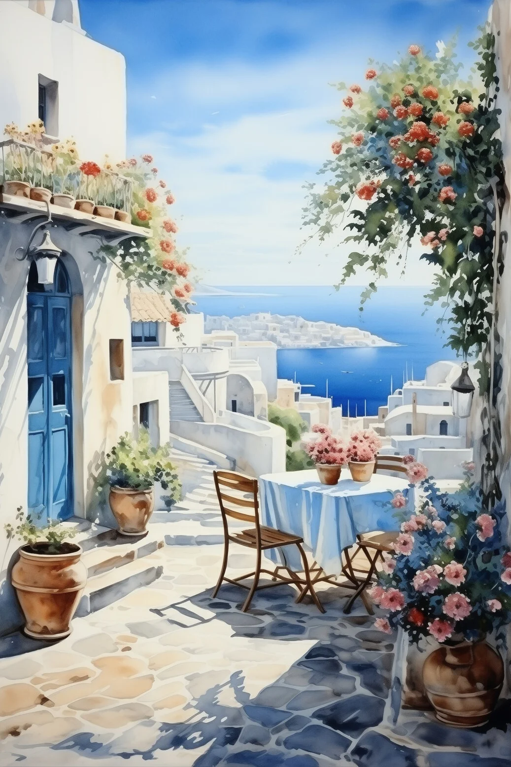 

Картина на холсте озеро город современный стиль