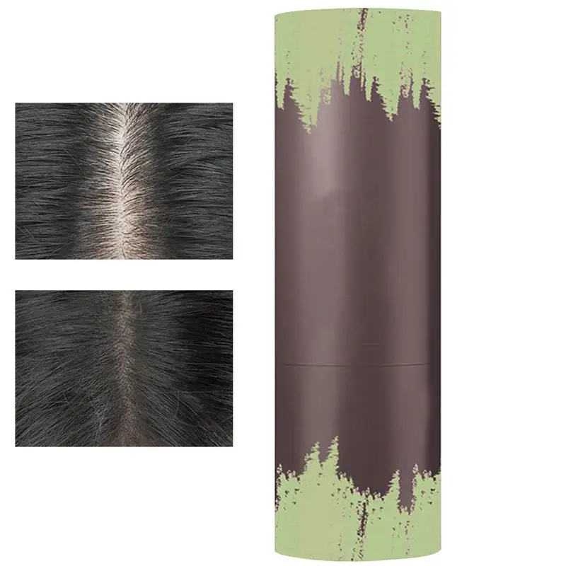 Hairline Powder Stick Quick Cover Grey Hair Root Waterproof&Sweat-proof Root Touch-up Cover Powder For Hair Eyebrows Beard