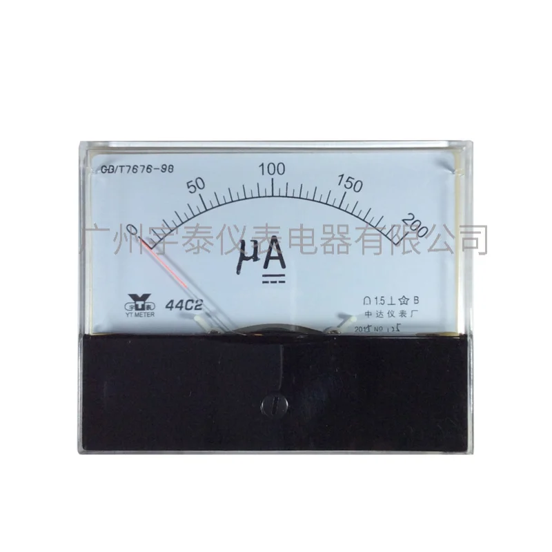 44c2 Milliammeter 100mA Microammeter 50UA DC Ammeter 200mA Pointer Table 100ua 80x100 | Diodes