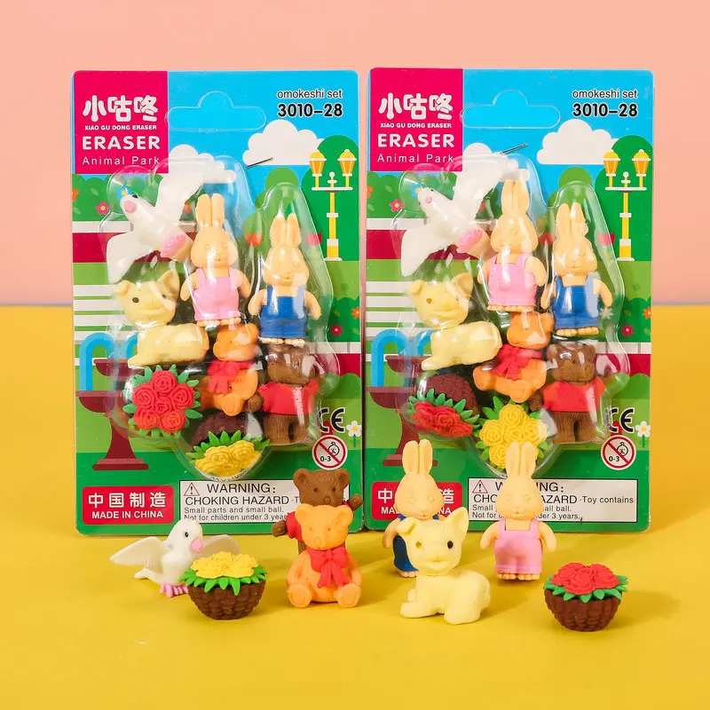 Панда детский ластик канцелярские принадлежности Набор пожарная машина для