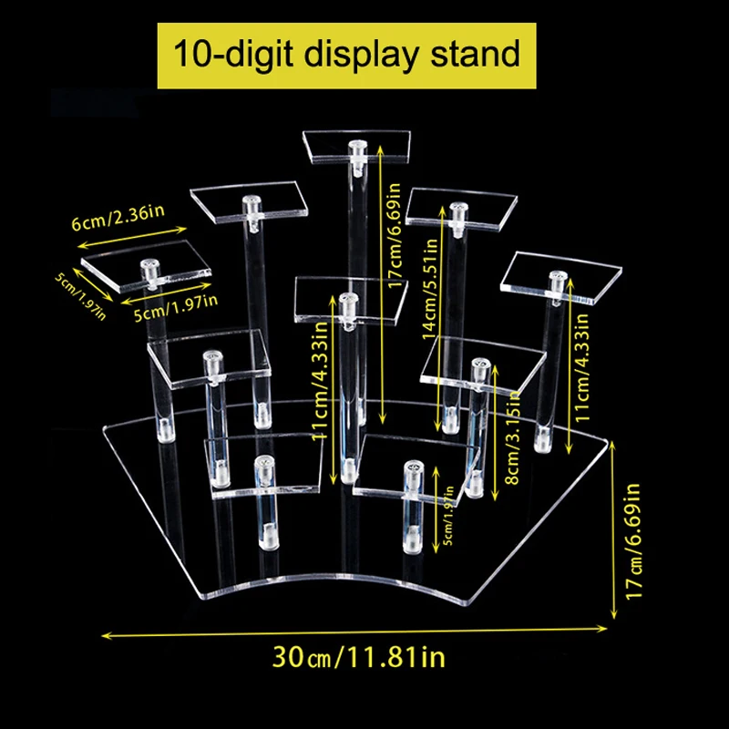 Акриловая Подставка Для Десертов Ювелирных Изделий Тортов Парфюмерии