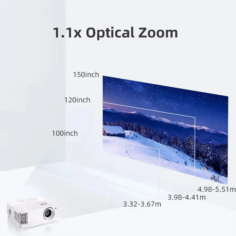 Проектор Optoma UHD506 4K 3840x2160 3D HDR Видеопроектор для кинотеатра 240 Гц Частота