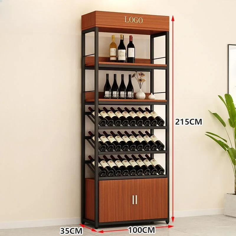 Хранение спиртных напитков Кава для мебели Вины Винная полка Поддержка гостиной