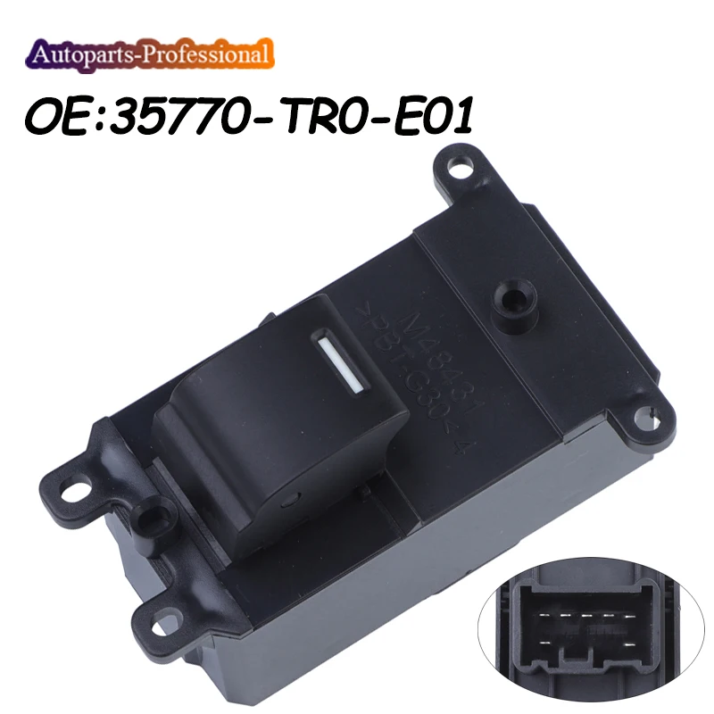 Высококачественная кнопка управления окном 35770TR0E01 35770-TR0-E01 для Honda CRV CR-V 2012-2017 CIVIC
