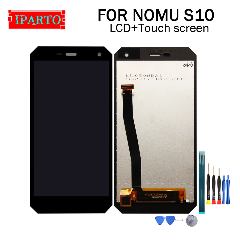 5 0 дюймовый жк-дисплей NOMU S10 + кодирующий преобразователь сенсорного экрана в