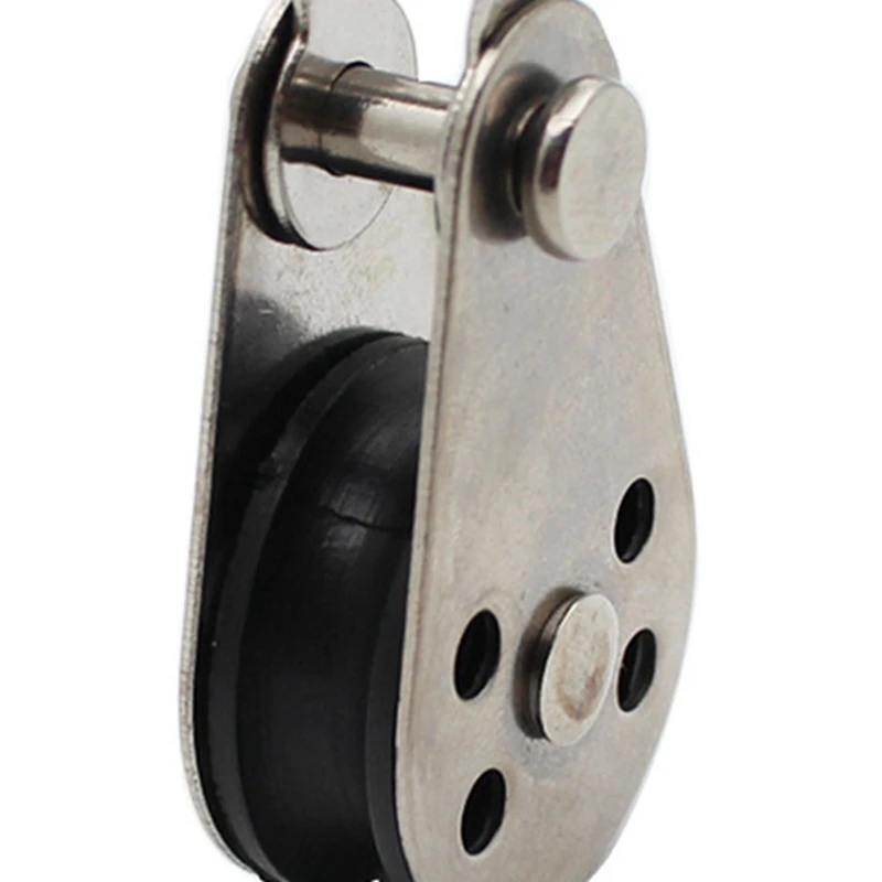 5 шт. шкив из нержавеющей стали нейлоновый шнур серебряный для яхты 316 Каяка каноэ