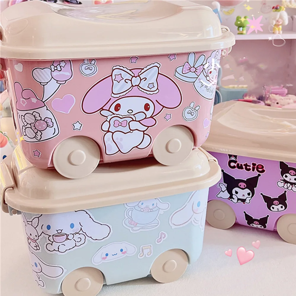 

Kawaii Sanrio Cinnamoroll My Melody Pp пластиковый большой объем 10 л Настольный ящик для мусора коробка для хранения Милая Kuromi автомобиль форма Органайзер