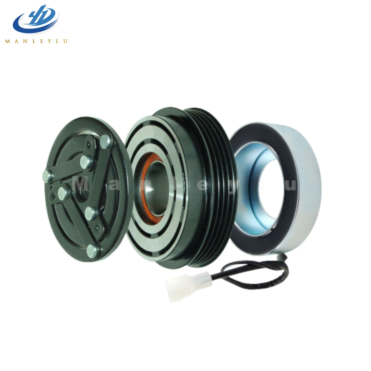 Шкив сцепления компрессора кондиционера для CHEVROLET DAEWOO MATIZ 0 8 1 DELPHI SP10 SPARK KALOS 96528118