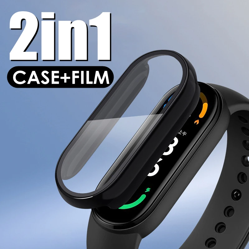 Пленка для Xiaomi Mi band 7 NFC 6 5 4 3 закаленное стекло защита экрана жесткий бампер из