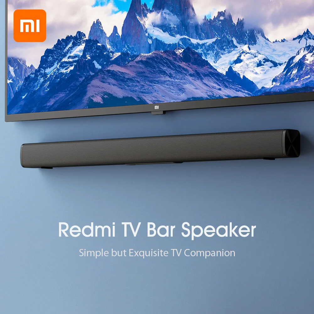 

Xiaomi Redmi TV Sound Bar Companion Support Bluetooth-Compatible 5.0 Strip Black Matte 30W BT TV Speaker Audio Home Theater Best
