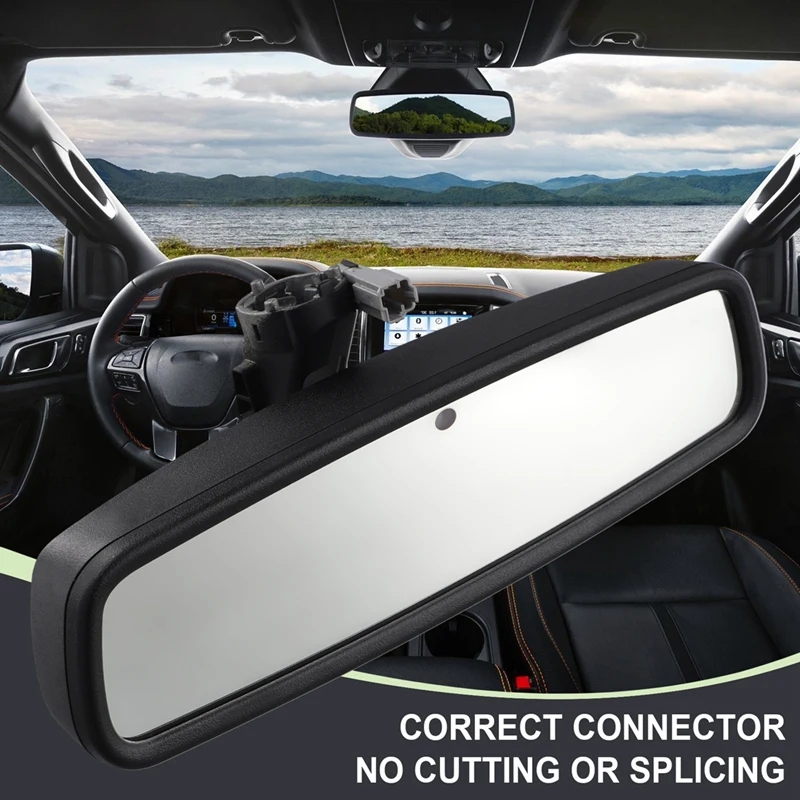 Зеркало заднего вида для салона автомобиля с автоматическим тусклым