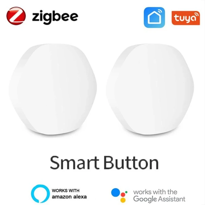 

Tuya Smart Switch Wireless Smart Switch Wireless Control Multi-scene Linkage Zigbee Smart Switch One Key Three Uses Mini Button