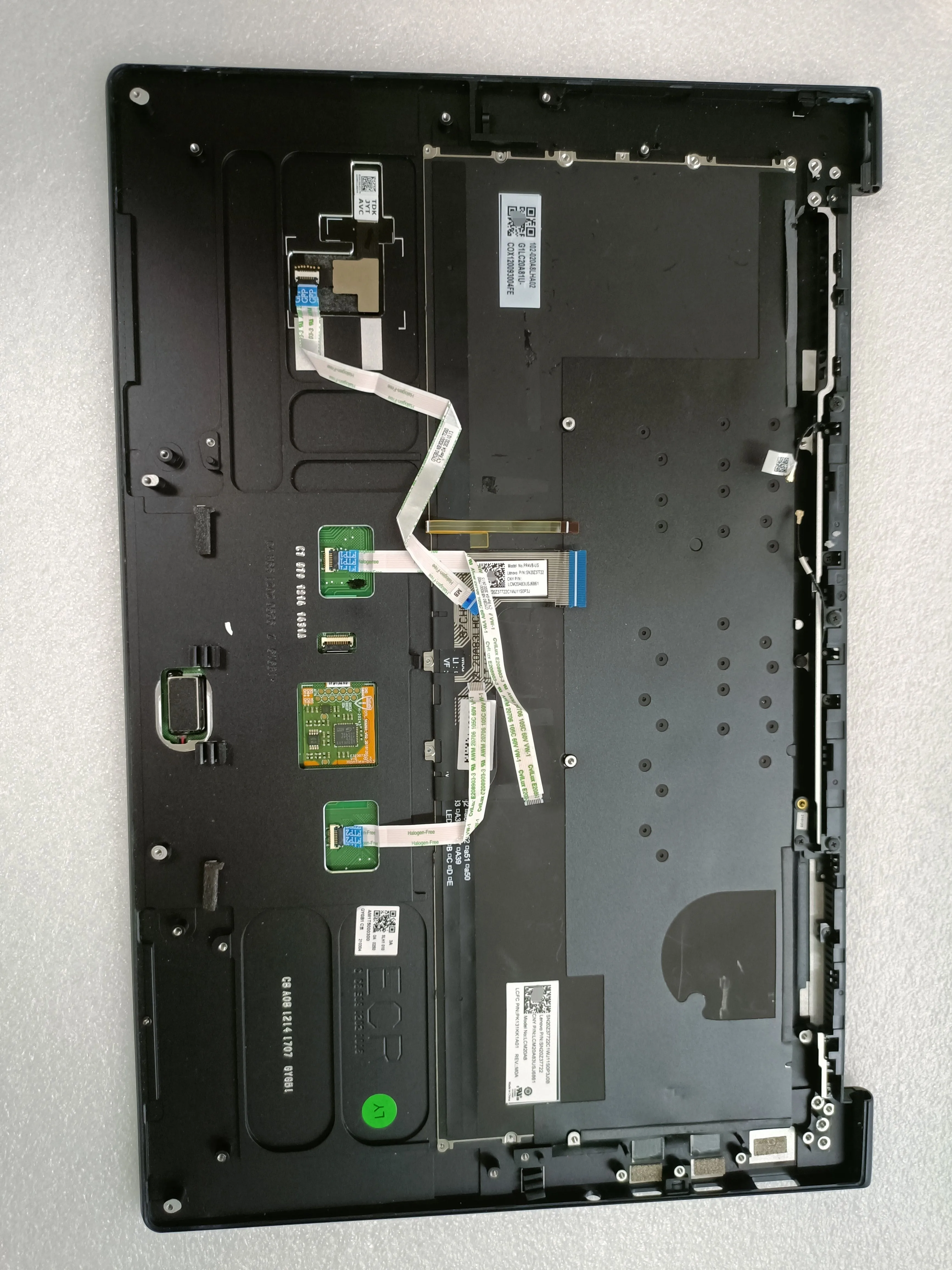 Б/у оригинальный чехол для Lenovo Yoga Slim 9-14ITL05 C клавиатура с упором рук