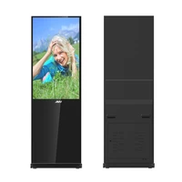 43 inch electronic advertising monitor vertical digital signage kiosk lcd touch screen display