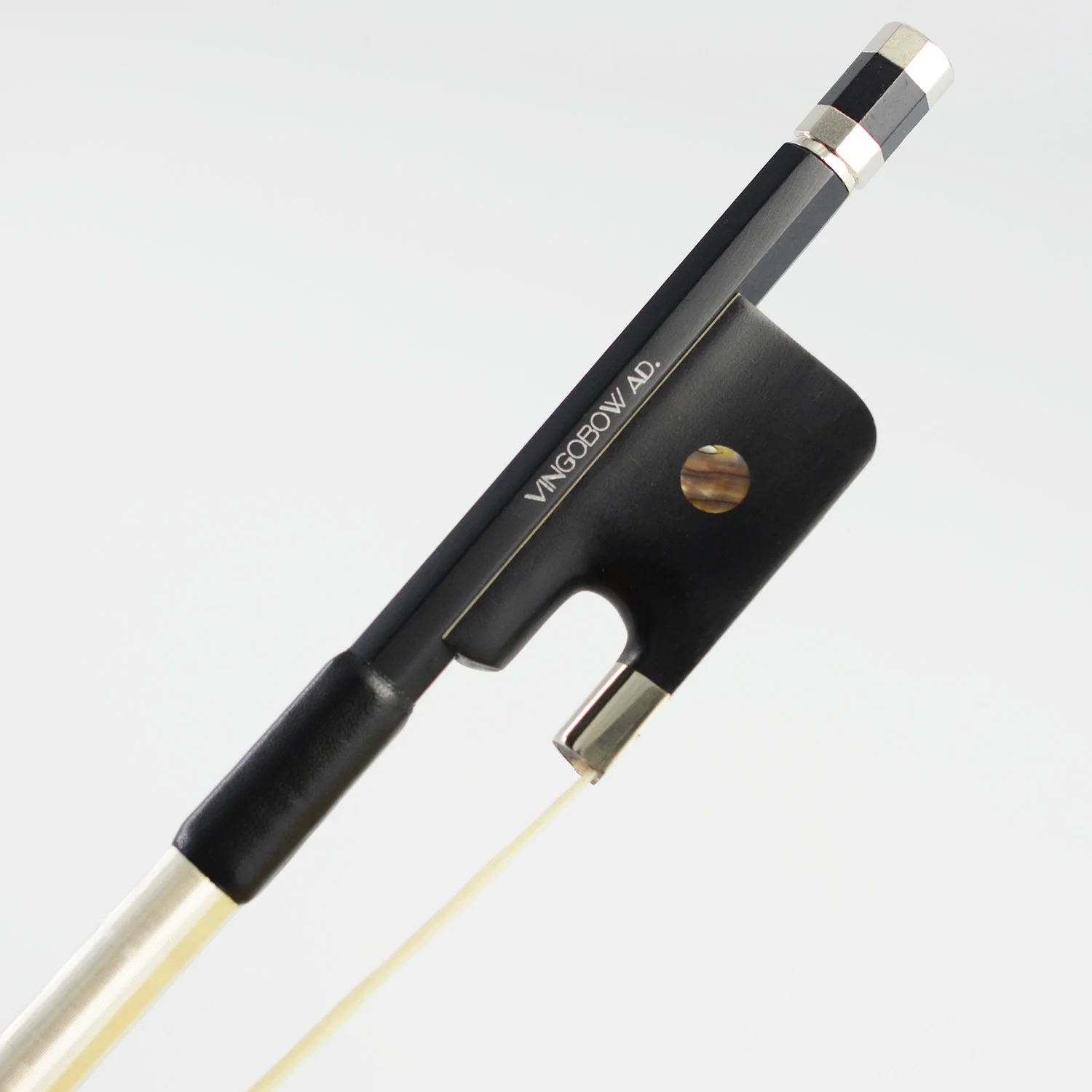 

100BF 1/4 Size French StyleCarbon Fiber BASS BOW Ebony Frog Mounted Natural Horsehair Bass Parts Accessories
