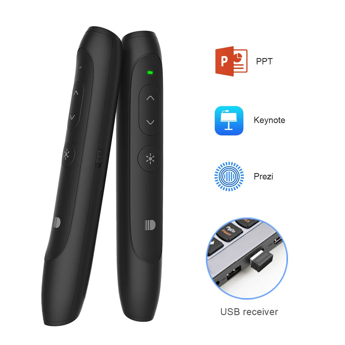 Флип-ручка Лазерная сухая трубка аккумуляторов PPT Whip Pen Демонстрационная ручка