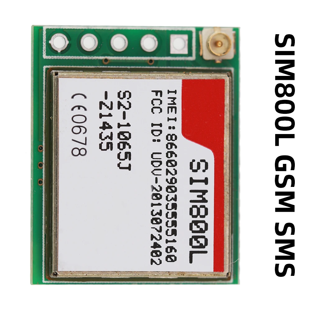 Зеленый SIM800L GPRS TCP IP модуль самостоятельной сборки слот для карт карта MicroSIM GSM SMS