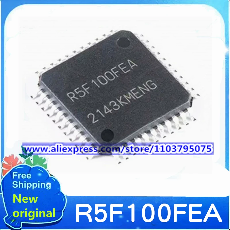 

10 шт./лот R5F100FEA R5F100FEAFP R5F100 LQFP44 100% новый оригинальный запас