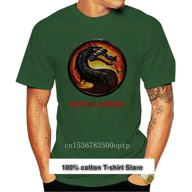 

Camiseta con estilo de Mortal Kombat para hombre, camisa de manga corta estilo callejero Punk, color blanco y gris, diseño 2016