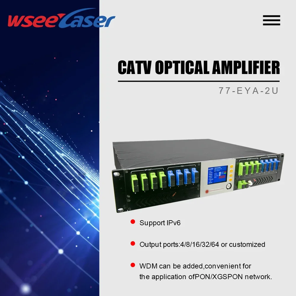 WSEE профессиональный производитель EDFA GPON OLT Network PON WDM1550nm dbc высокой мощности WDM 4
