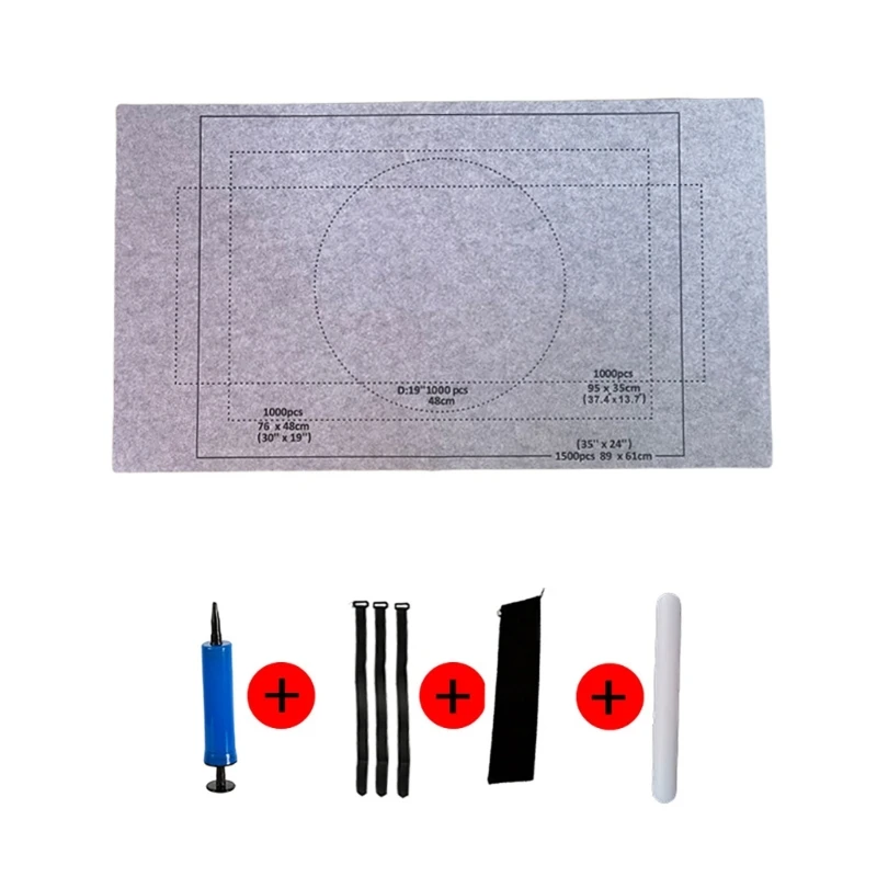 Коврик для хранения пазлов рулонный коврик держатель головоломки на 1500 деталей