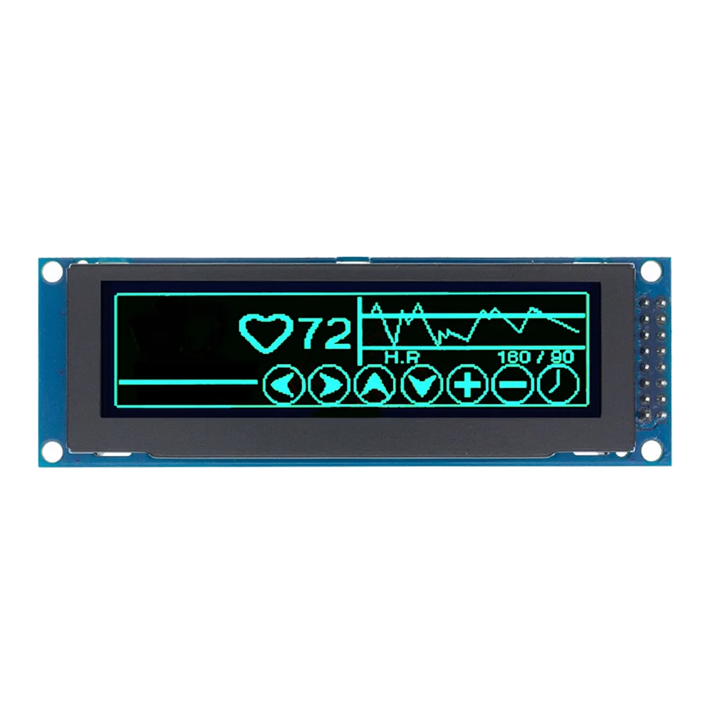 

OLED Display 3.12Inch 256X64 25664 Dots Graphic LCD Module Display Screen LCM Screen SSD1322 Controller Support (Blue)