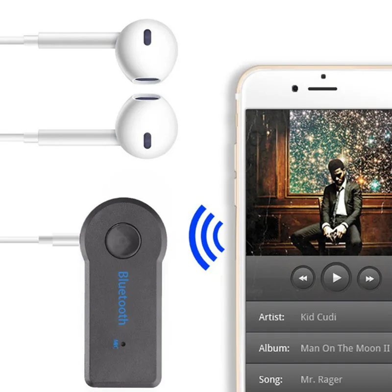 2 в 1 беспроводной Bluetooth 5 0 приемник адаптер 3 мм разъем для автомобильной музыки
