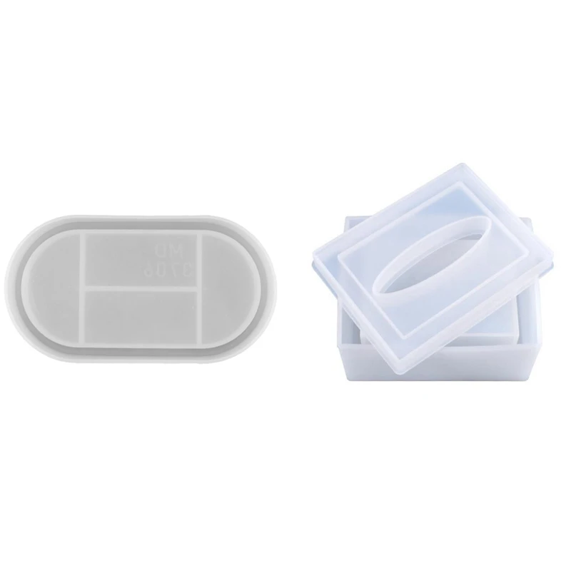 

2 шт., силиконовая форма: 1 шт., круглая овальная плоская форма для посуды, инструменты для ювелирных изделий и 1 шт., силиконовая форма для Коро...