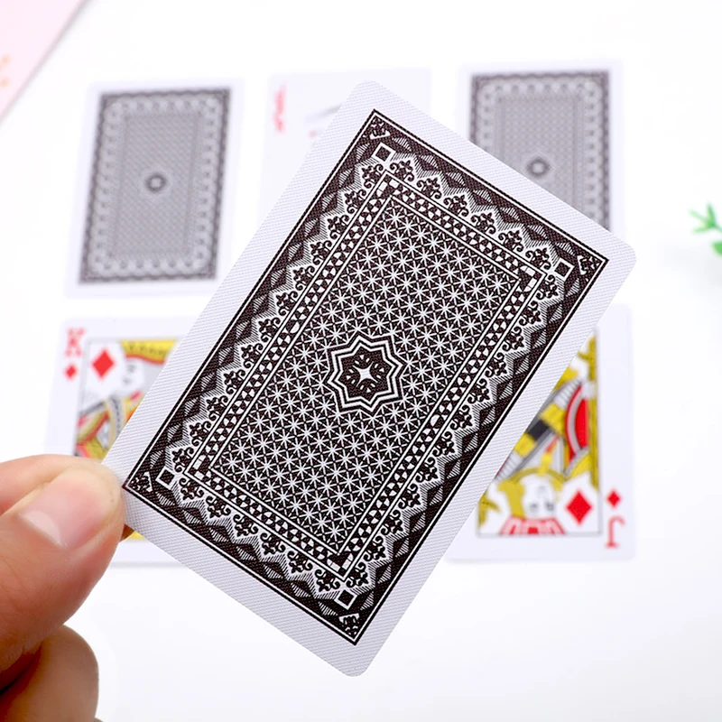 100% ПВХ новый узор Пластиковые водонепроницаемые игральные карты для взрослых